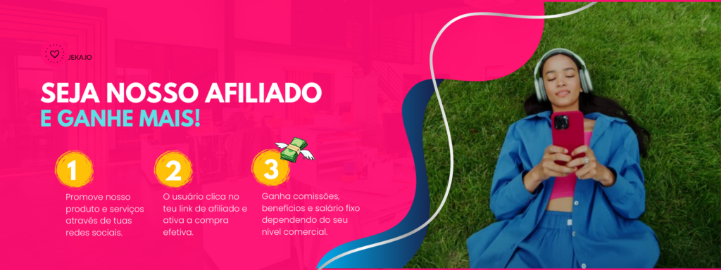 Banner para usuários que querem ser afiliados